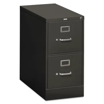 310 Series Two-Drawer Full-Suspension File, Letter, 15w x 26.5d x 29h, Charcoal