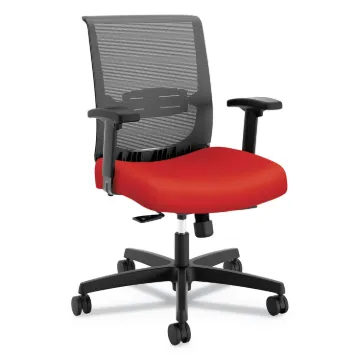 Convergence Mid-Back Task Chair with Syncho-Tilt Control with Seat Slide, Supports up to 275 lbs, Re