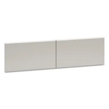 38000 Series Hutch Flipper Doors For 60"w Open Shelf, 30w x 15h, Light Gray