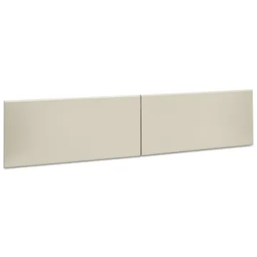 38000 Series Hutch Flipper Doors For 72"w Open Shelf, 36w x 15h, Light Gray