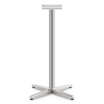 Arrange X-Leg Base for 30-36" Tops, 25.59w x 25.59d x 40h, Silver