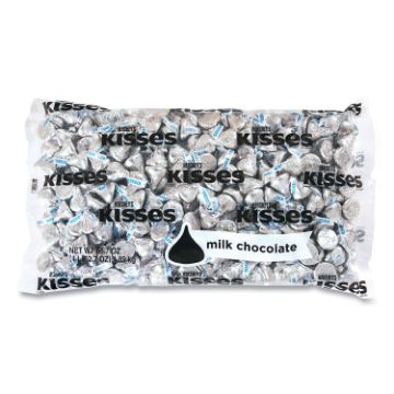 KISSES, Milk Chocolate, Silver Wrappers, 66.7 oz Bag, Free Delivery in 1-4 Business Days