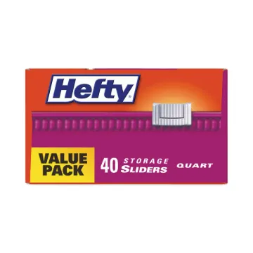 Slider Bags, Storage, 1 gal, Clear, 30/Box