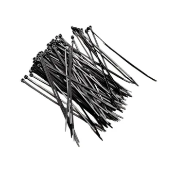 2.5 x 100mm(4") Black Cable Tie, 100/Pack