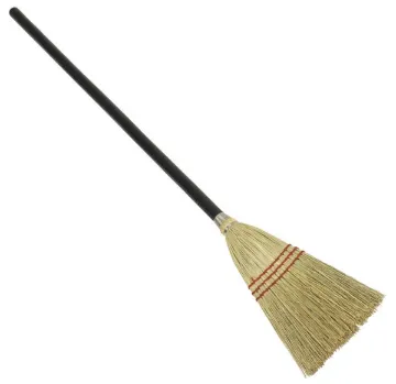 Harper Lobby Corn Broom with 3/4" x 30" Wood Handle