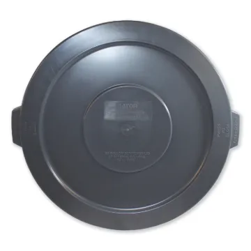 Advanced Gator Lids, for 32 gal Gator Containers, Flat-Top, 22" Diameter, Gray