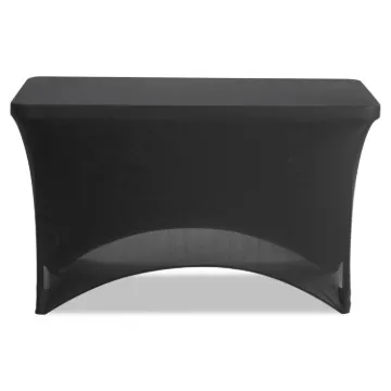 TABLECOVER,4 FT COVER,BK, Minimum order quantity - 6 EA