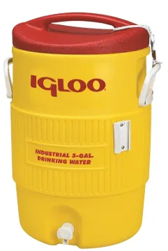 400 Series Coolers, 5 gal, Red; Yellow
