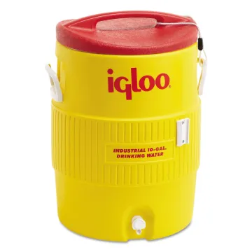 400 Series Coolers, 10 gal, Red; Yellow