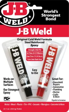 J-B Weld 8265S Steel Reinforced Epoxy Twin Pack - 2 Oz, 6/Pack
