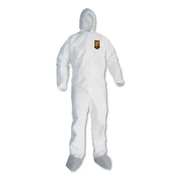 A45 Liquid and Particle Protection Surface Prep/Paint Coveralls, Large, 25/CT