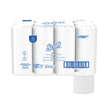 Essential Extra Soft Coreless Standard Roll Bath Tissue, Septic Safe, 2-Ply, White, 800 Sheets/Ro...