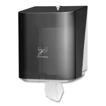 In-Sight Sr. Center Pull Dispenser, 10.65 x 10 x 12.5, Smoke
