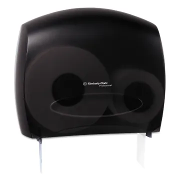 JRT Jr. Escort Jumbo Bathroom Tissue Dispenser, 13.33" x 5.75" x 16", Smoke