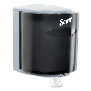 Roll Control Center Pull Towel Dispenser, 10.3 x 9.3 x 11.9, Smoke/Gray