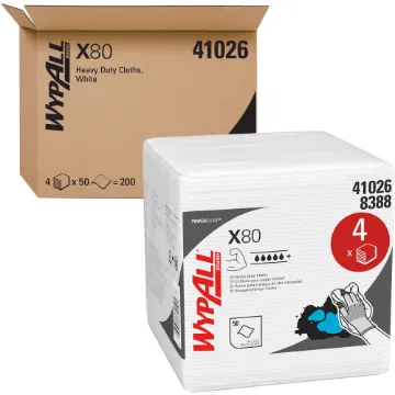 Wypall X80 Folded Wipers