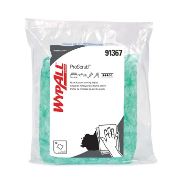Waterless Cleaning Wipes Refill Bags, 12 x 9, 75/Pack
