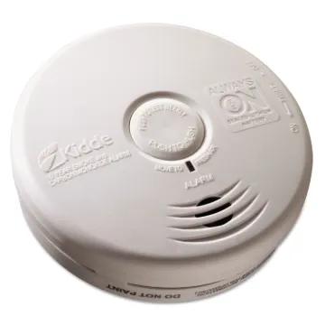 Kitchen Smoke/Carbon Monoxide Alarm, Lithium Battery, 5.22"Dia x 1.6"Depth