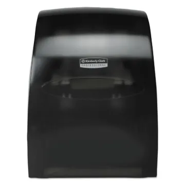 SaniTouch Hard Roll Towel Dispenser, 12-3/5"W x 10-1/5"D x 16-1/10"H, Smoke/Gray