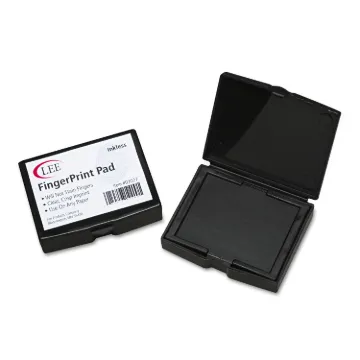 Inkless Fingerprint Pad, 2 1/4 x 1 3/4, Black