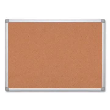 Earth Cork Board, 36 x 48, Aluminum Frame