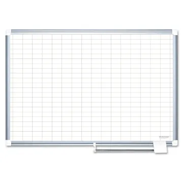 BOARD,PLNR,72X48 GRID,WH, Minimum order quantity - 1 EA