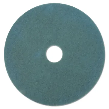 Ultra High-Speed Floor Burnishing Pads 3100, 27" Diameter, Aqua, 5/Carton