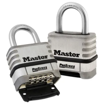 ProSeries Stainless Steel Easy-to-Set Combination Lock, Stainless Steel, 5/16