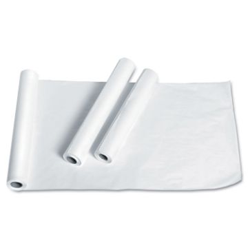 Exam Table Paper, Deluxe Smooth, 21" x 225ft, White, 12 Rolls/Carton