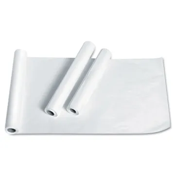 Exam Table Paper, Deluxe Crepe, 21" x 125ft, White, 12 Rolls/Carton