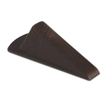 Giant Foot Doorstop, TPR, 3.5w x 6.75d x 2h, Brown, 12/Pack