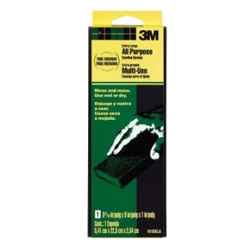 3-5/16" x 9" Fine and Medium Grit Extra Large Sanding Sponge