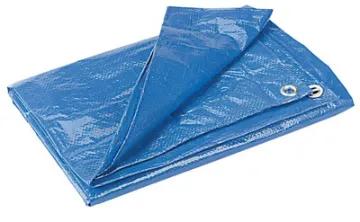 16' x 20' Blue Poly Tarp, 8/Case