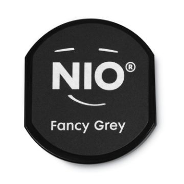 Ink Pad for NIO Stamp with Voucher, Fancy Gray