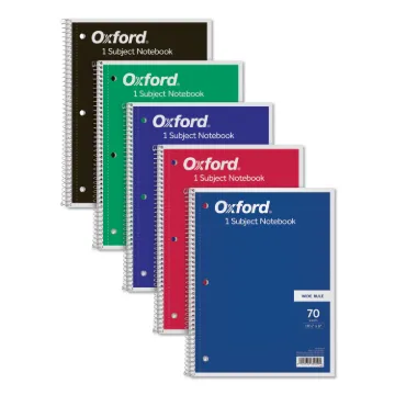 Coil-Lock Wirebound Notebooks, 3-Hole Punched, 1 Subject, Wide/Legal Rule, Randomly Assorted Covers,