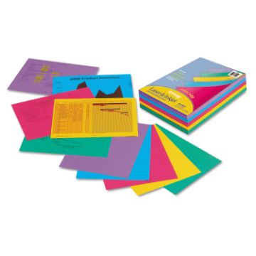 Array Colored Bond Paper, 24lb, 8.5 x 11, Assorted Designer Colors, 500/Ream