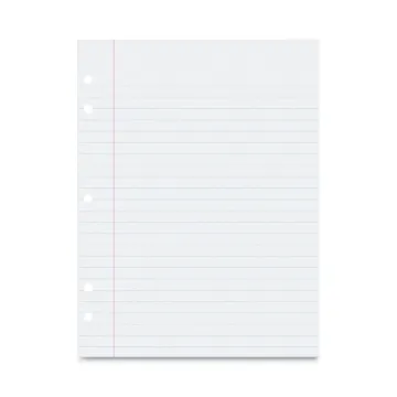 Composition Paper, 5-Hole, 8 x 10.5, Wide/Legal Rule, 500/Pack