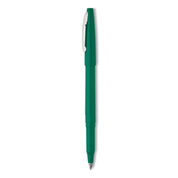 Rolling Writer Stick Roller Ball Pen, Medium 0.8mm, Green Ink/Barrel, Dozen