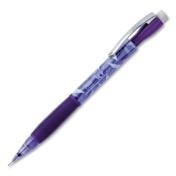 Icy Mechanical Pencil, 0.7 mm, HB (#2.5), Black Lead, Transparent Violet Barrel, Dozen