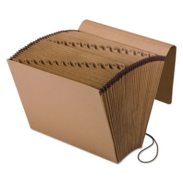 Kraft Indexed Expanding File, 31 Sections, 1/31-Cut Tab, Letter Size, Brown