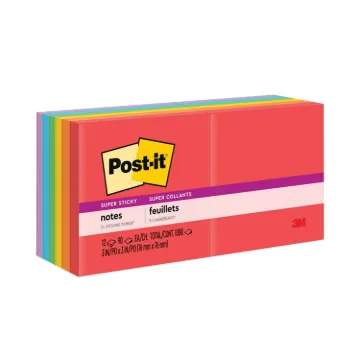 Pads in Marrakesh Colors, 3 x 3, 90-Sheet, 12/Pack