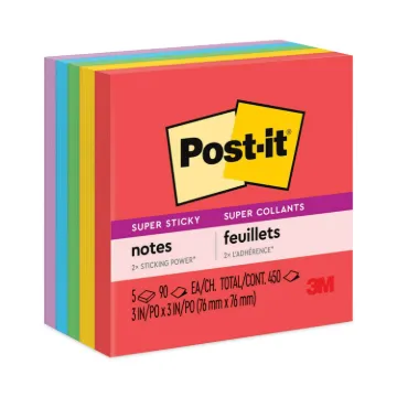 Pads in Marrakesh Colors, 3 x 3, 90-Sheet, 5/Pack
