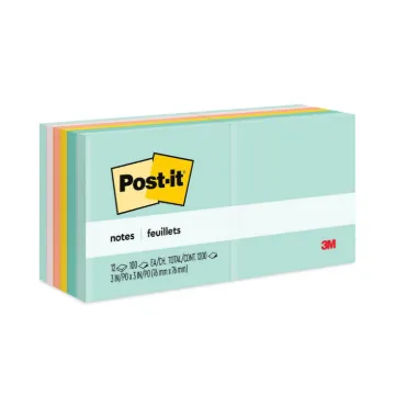 Original Pads in Marseille Colors, 3 x 3, 100-Sheet, 12/Pack