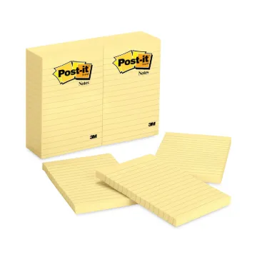 Original Pads in Canary Yellow, Lined, 4 x 6, 100-Sheet, 12/Pack (MINIMUM ORDER QUANTITY IS 1 CT OR