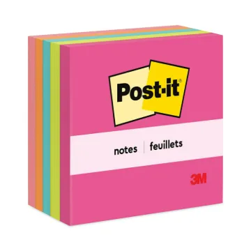 Original Pads in Cape Town Colors, 3 x 3, 100-Sheet, 5/Pack
