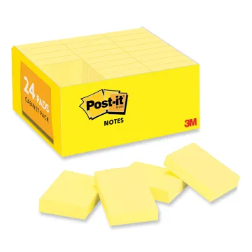 Original Pads in Canary Yellow, 1 1/2 x 2, 90-Sheet, 24/Pack