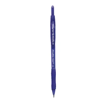 Profile Retractable Gel Pen, Bold 1 mm, Blue Ink, Translucent Blue Barrel, Dozen