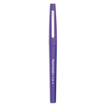 Point Guard Flair Needle Tip Stick Porous Point Pen, 0.7mm, Purple Ink/Barrel, Dozen (MINIMUM ORDER