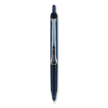Precise V5RT Retractable Roller Ball Pen, Extra-Fine 0.5 mm, Navy Ink/Barrel, Dozen