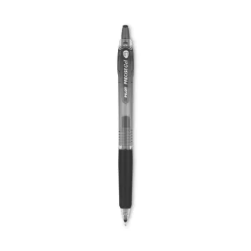Precise Gel BeGreen Retractable Gel Pen, Fine 0.7mm, Black Ink/Barrel, Dozen